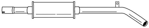 Centre Muffler (50462)
