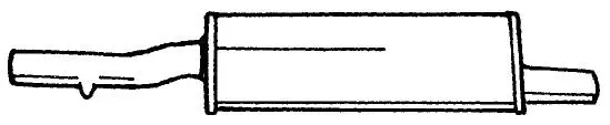 Centre Muffler (11404)