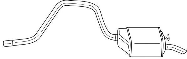 Rear Muffler (26621)