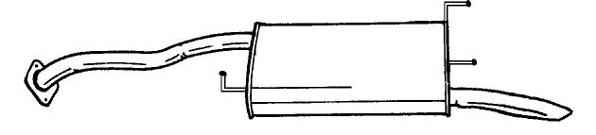 Rear Muffler (38652)