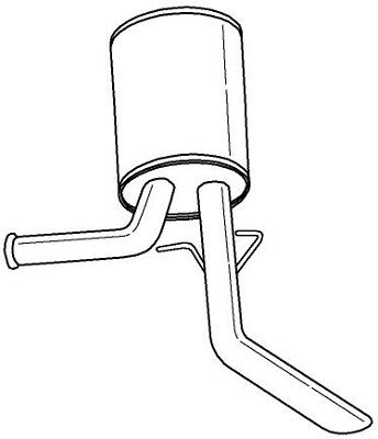 Rear Muffler (49626)