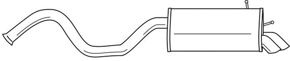 Rear Muffler (50660)