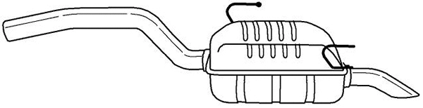 Rear Muffler (20694)