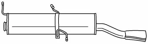 Rear Muffler (46614)