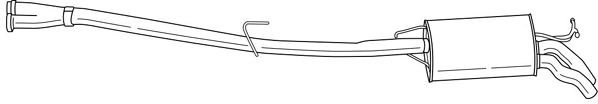 Rear Muffler (35662)