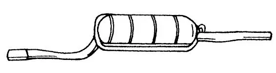 Rear Muffler (12618)