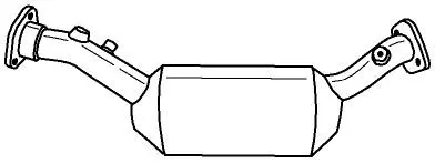 Soot/Particulate Filter, exhaust system (70319)