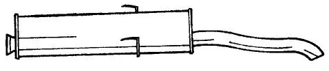 Rear Muffler (45617)
