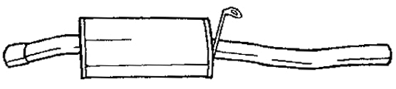 Rear Muffler (25604)