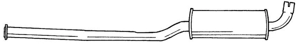 Centre Muffler (53408)