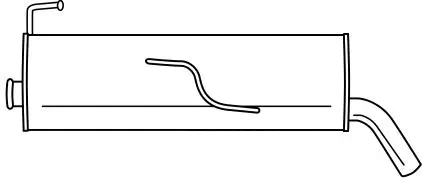 Rear Muffler (45629)