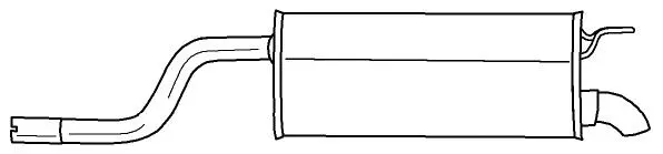 Rear Muffler (13693)