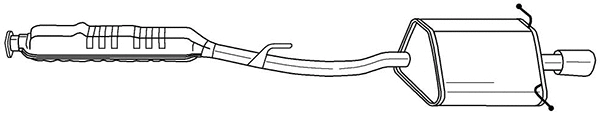 Rear Muffler (35682)