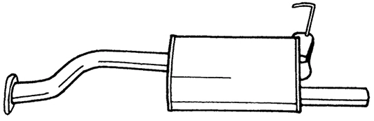 Rear Muffler (23626)
