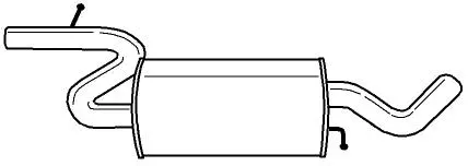 Centre Muffler (60490)