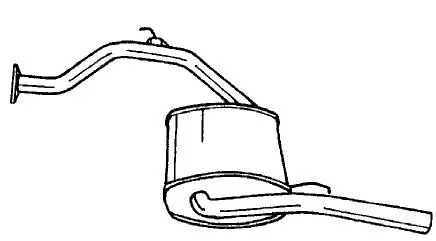 Rear Muffler (23637)