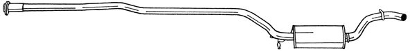 Centre Muffler (25408)