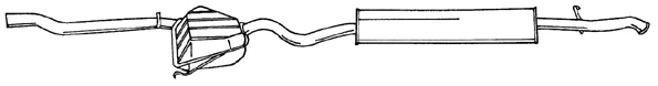 Rear Muffler (12682)