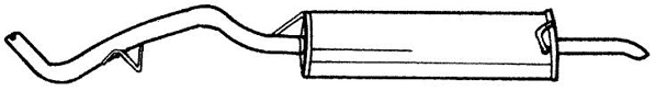 Rear Muffler (65602)