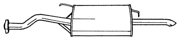 Rear Muffler (65614)