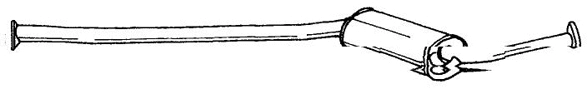 Centre Muffler (12445)