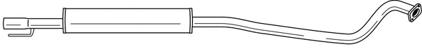Centre Muffler (40467)