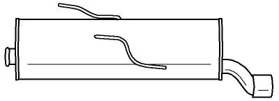 Rear Muffler (45620)