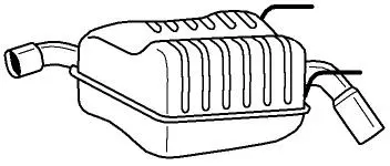 Rear Muffler (41634)