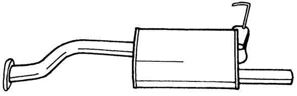 Rear Muffler (23603)