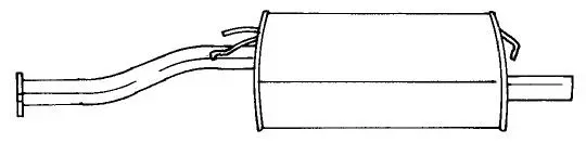 Rear Muffler (65633)