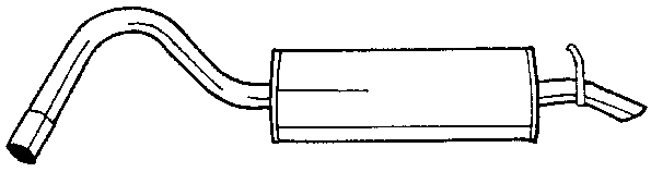Rear Muffler (25655)