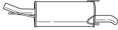 Rear Muffler (41628)