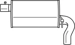 Rear Muffler (26635)