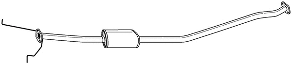 Centre Muffler (74421)