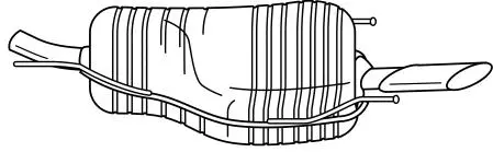 Rear Muffler (41630)