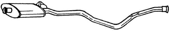 Centre Muffler (45434)