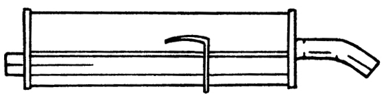 Rear Muffler (45606)