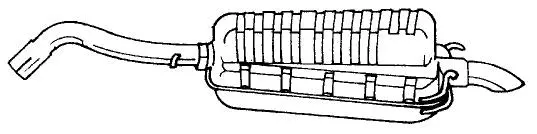 Rear Muffler (25694)