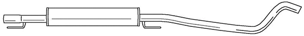 Centre Muffler (40469)
