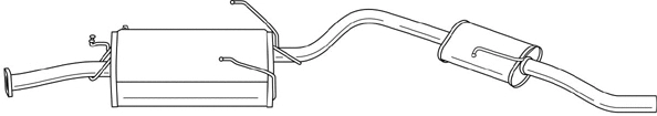 Rear Muffler (38630)