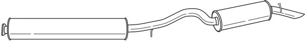 Rear Muffler (40697)