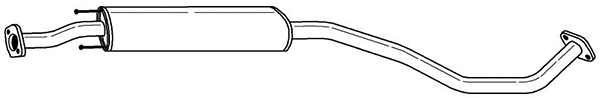Centre Muffler (38467)