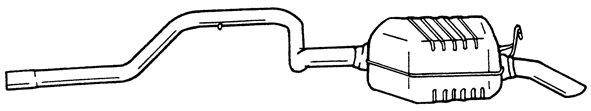 Rear Muffler (25673)