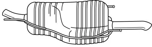 Rear Muffler (41661)