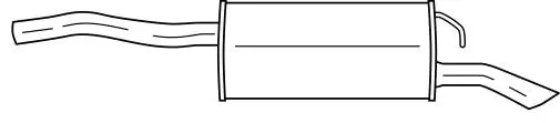 Rear Muffler (25620)