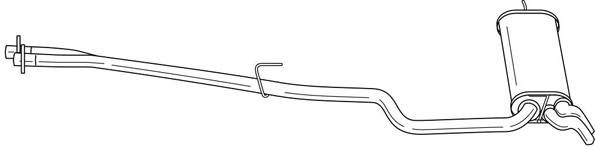 Rear Muffler (35663)