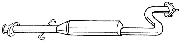 Centre Muffler (23416)