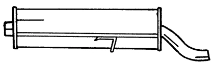 Rear Muffler (45608)