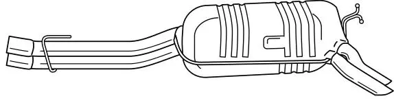 Rear Muffler (35664)