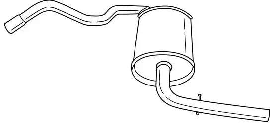 Rear Muffler (72604)